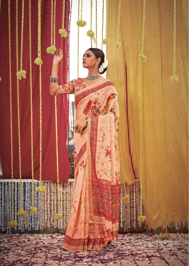 Shangrila Pure Sequins 2 New Festive Wear Linen Weaving Designer Saree Collection